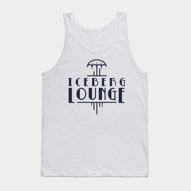 Iceberg Lounge (Black) Tank Top by winstongambro